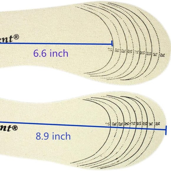 Nument Shoes Insoles for Kids Children Cotton Canvas Shoes Insole - NEW - Picture 3 of 5